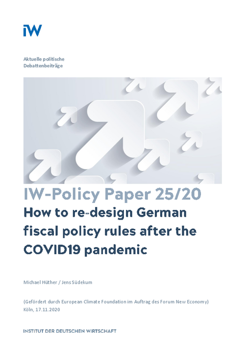 How to Re‐Design German Fiscal Policy Rules After the COVID19 Pandemic
