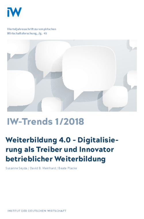 Digitalization as a Driver and Innovator of In-Service Training
