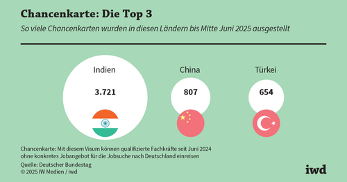 Chancenkarte: Visa für ausländische Fachkräfte