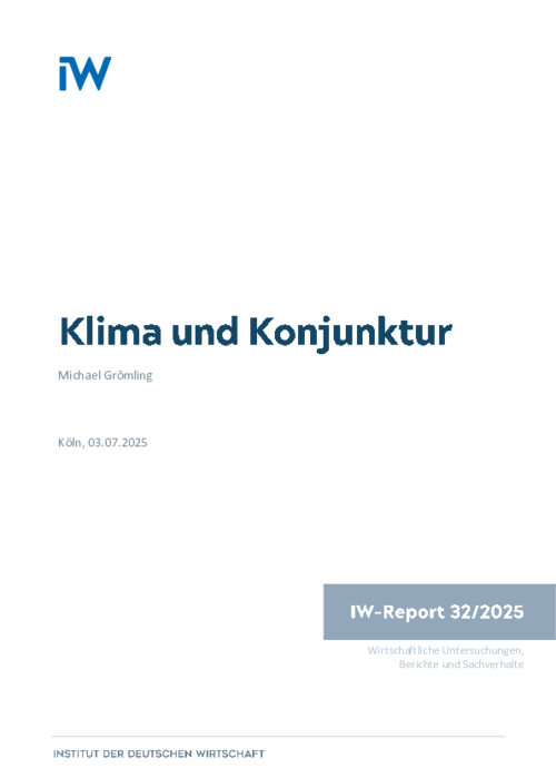 Klima und Konjunktur