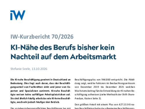 IW-Kurzbericht 70/2026