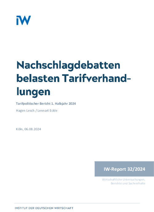 Nachschlagdebatten belasten Tarifverhandlungen