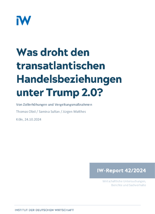 Was droht den transatlantischen Handelsbeziehungen unter Trump 2.0?