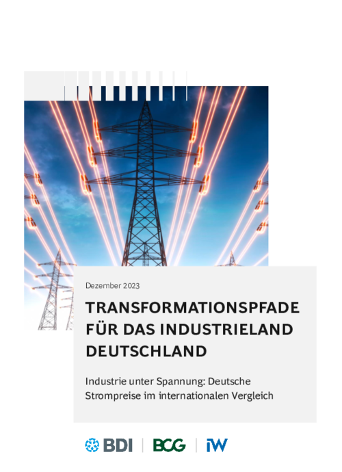 Industrie unter Spannung – Deutsche Strompreise im internationalen Vergleich