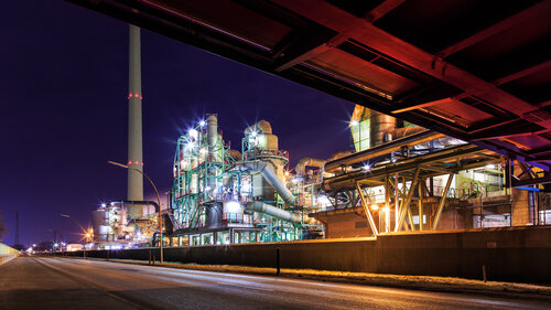Industrie at twilight