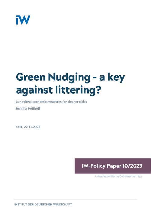 Green Nudging – a key against littering?