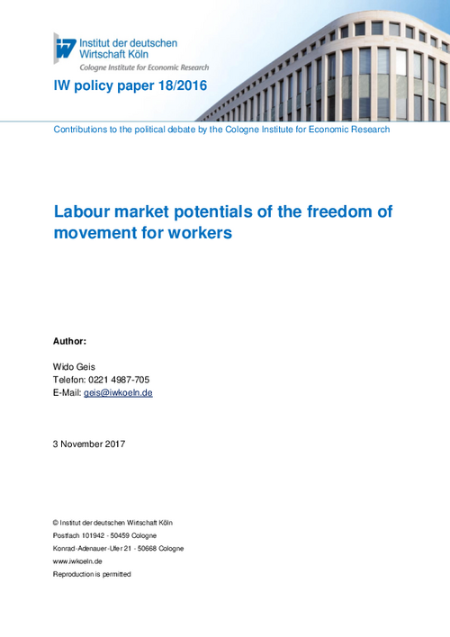Labour market potentials of the freedom of movement for workers