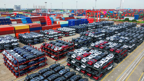 BYD Vehicles Export In Taicang