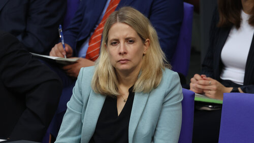 Bundesbauministerin im Bundestag