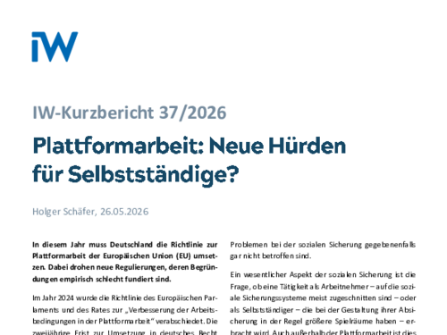 IW-Kurzbericht 37/2026