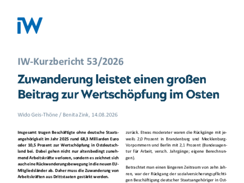 IW-Kurzbericht 53/2026