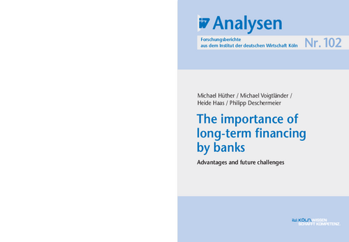 Die Bedeutung der Langfristfinanzierung durch Banken