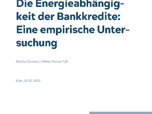 The Energy Dependence of Bank Loans