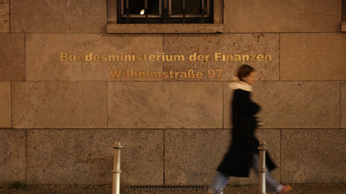 Das Gebäude des Bundesfinanzministerium ins Berlin