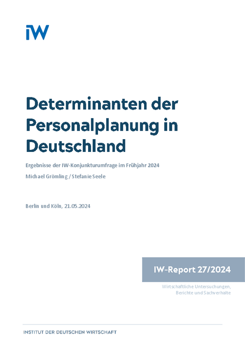 Determinanten der  Personalplanung in  Deutschland