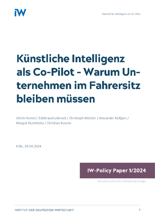 Künstliche Intelligenz als Co-Pilot – Warum Unternehmen im Fahrersitz bleiben müssen