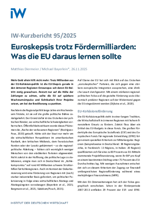 IW-Kurzbericht 95/2025