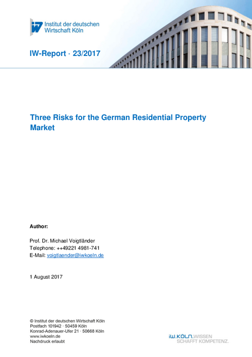 Three Risks for the German Residential Property Market