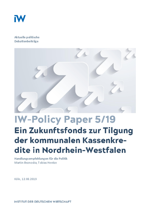 A debt relief program for municipalities in North Rhine-Westphalia