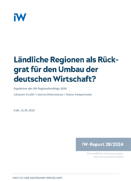 Ländliche Regionen als Rückgrat für den Umbau der deutschen Wirtschaft?