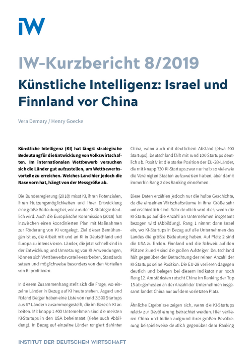Israel und Finnland vor China