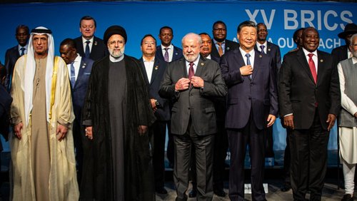 Staatenlenker beim BRICS-Gipfel in Johannesburg