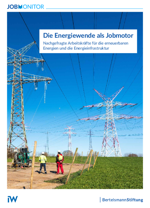 Nachgefragte Arbeitskräfte für die erneuerbaren Energien und die Energieinfrastruktur