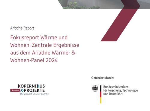 Zentrale Ergebnisse aus dem Ariadne Wärme- & Wohnen-Panel 2024 Zentrale Ergebnisse aus dem Ariadne Wärme- & Wohnen-Panel 2024