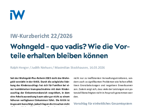 IW-Kurzbericht 22/2026
