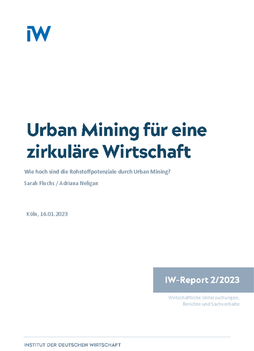 How high are the raw material potentials through urban mining?