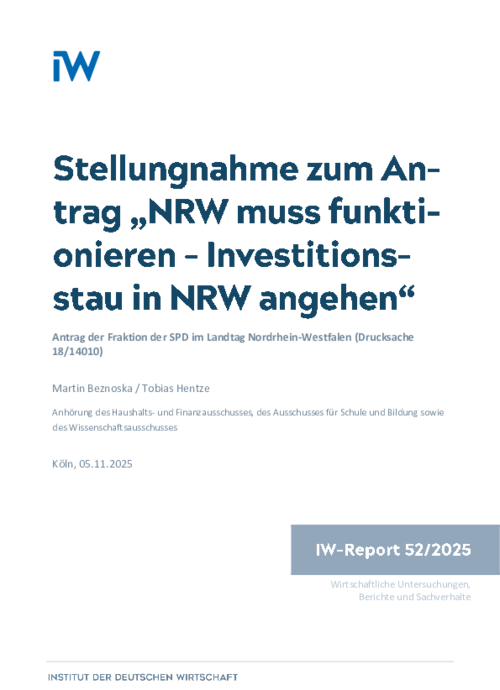 Antrag der Fraktion der SPD im Landtag Nordrhein-Westfalen (Drucksache 18/14010)