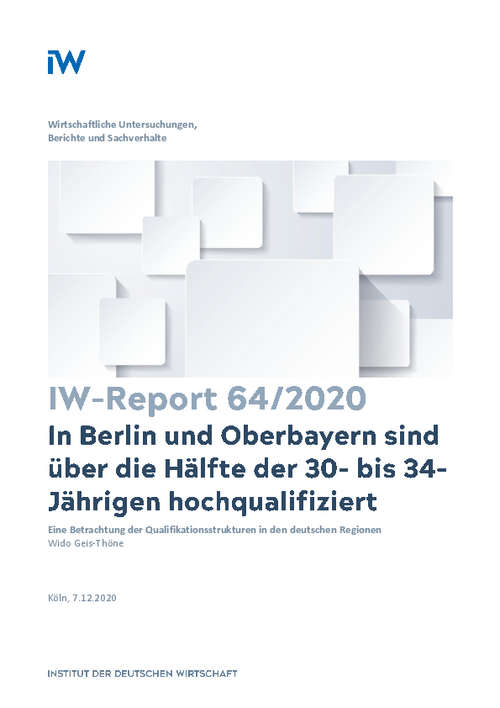 An Analysis of the Qualification Structures in the German Regions