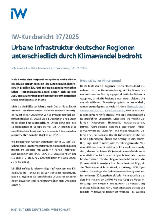 IW-Kurzbericht 97/2025