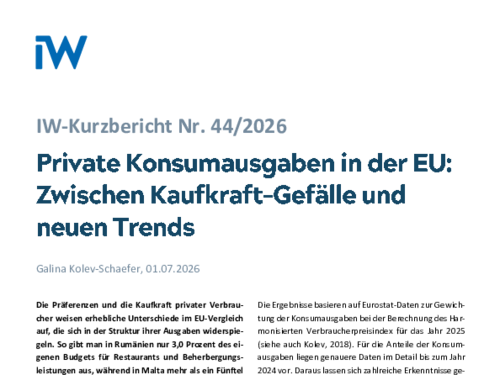 IW-Kurzbericht Nr. 44/2026