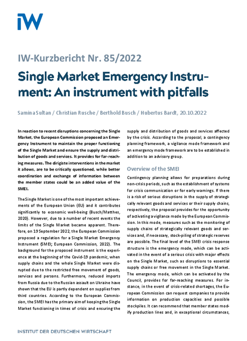 An instrument with pitfalls