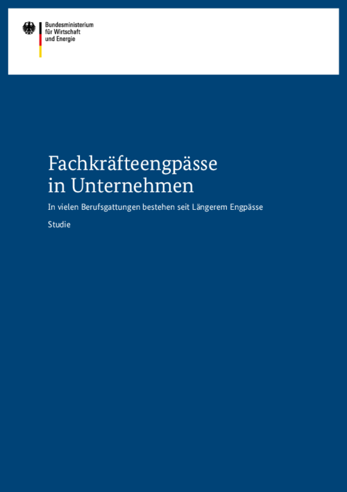 In vielen Berufsgattungen bestehen seit Längerem Engpässe
