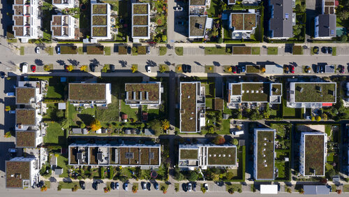 Residential Neighborhood from Directly Above