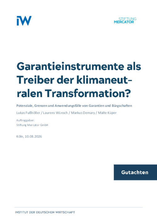 Potenziale, Grenzen und Anwendungsfälle von Garantien und Bürgschaften