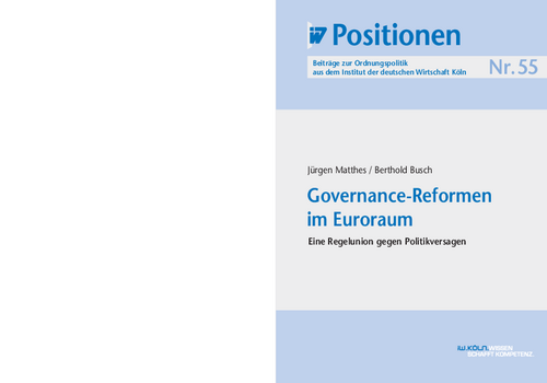 Governance-Reformen im Euroraum