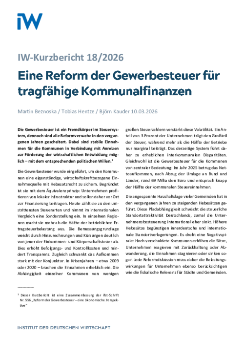 IW-Kurzbericht 18/2026