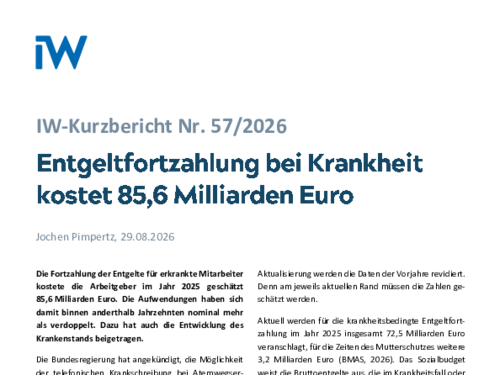 IW-Kurzbericht Nr. 57/2026