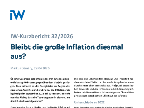 IW-Kurzbericht 32/2026