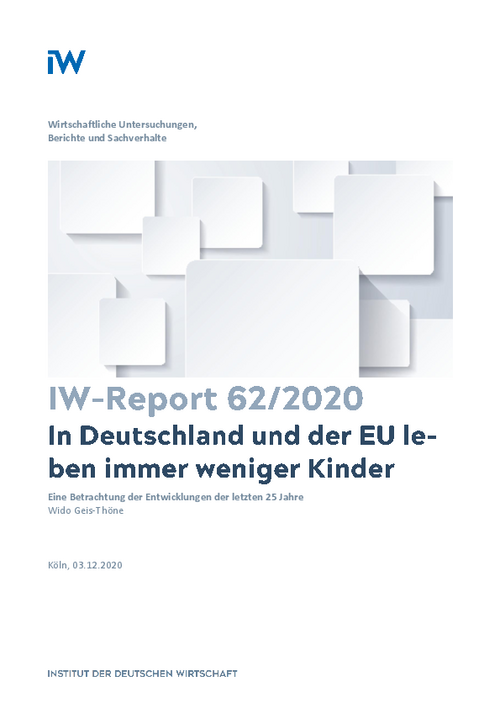 Fewer and Fewer Children Live in Germany and the EU