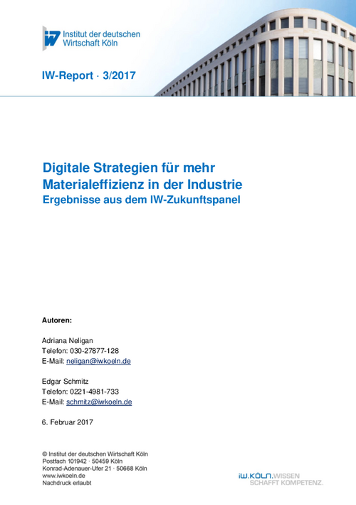 Digitale Strategien für mehr Materialeffizienz in der Industrie