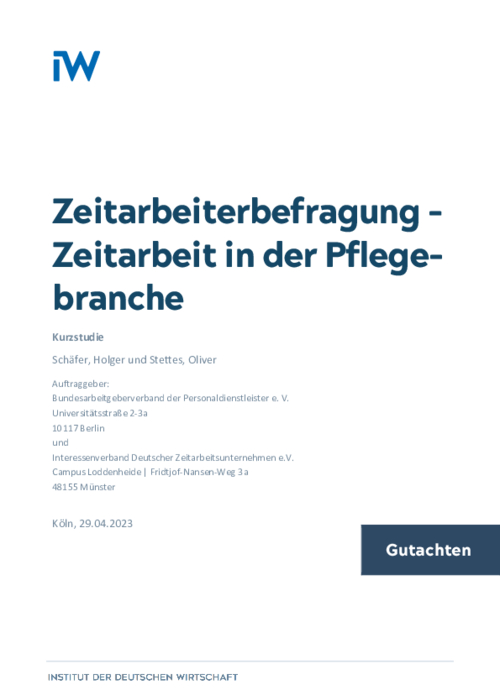 Zeitarbeit in der Pflegebranche