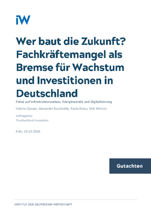 Fokus auf Infrastrukturausbau, Energiewende und Digitalisierung