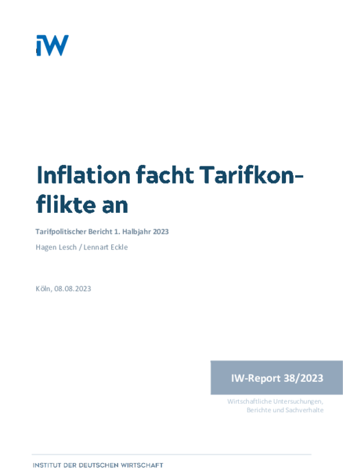 Inflation facht Tarifkonflikte an