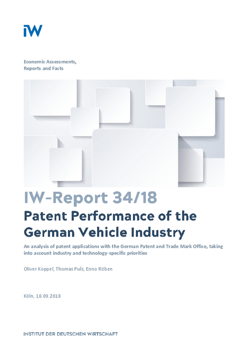 Patent Performance of the German Vehicle Industry