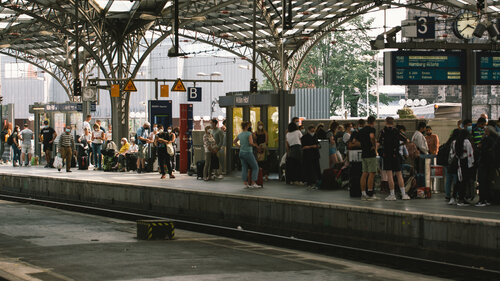 GDL Train Driver Union Strike Continues In Germany