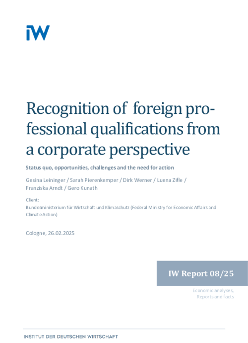 Recognition of foreign professional qualifications company perspective